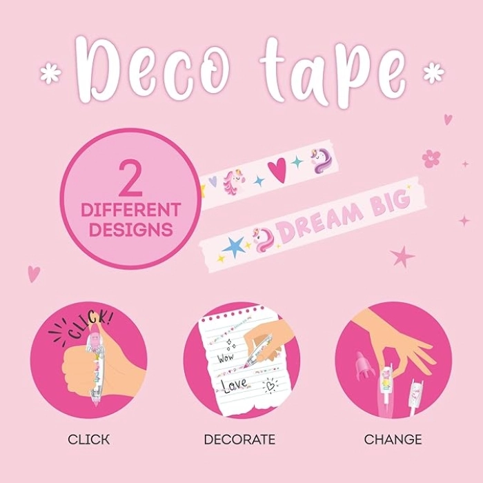 decoration tape pen - deco tape - unicorn: 4