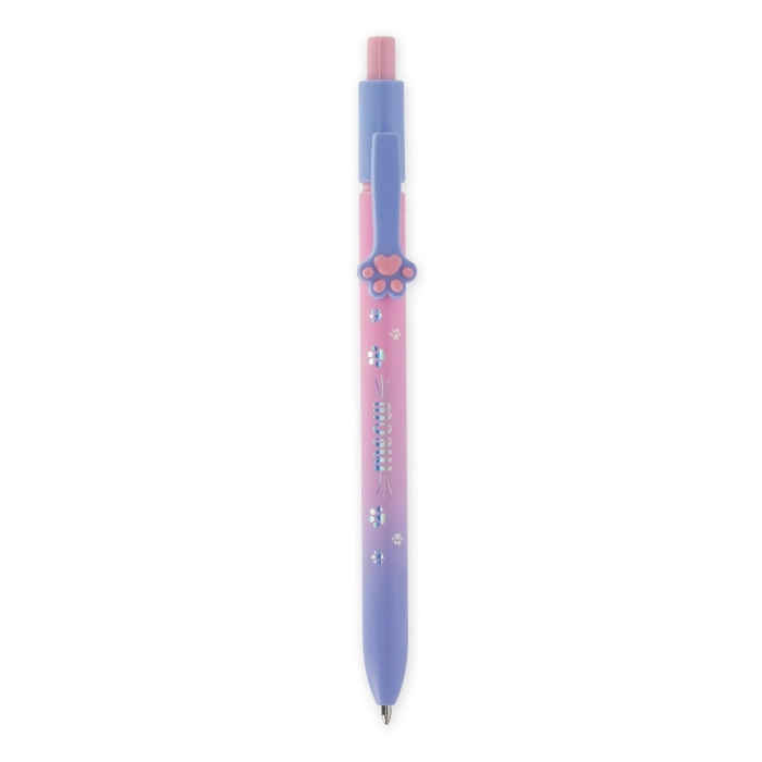 ballpoint pen - meow rosa-viola - kitty