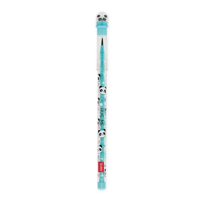 stackable pencil with eraser - take a tip - panda