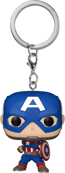 marvel - captain america 4cm - funko pocket pop! portachiavi: 2
