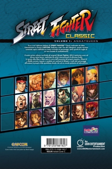street fighter classic - volume uno: ansatsuken - variant cover c (esclusiva dadi e mattoncini): 2