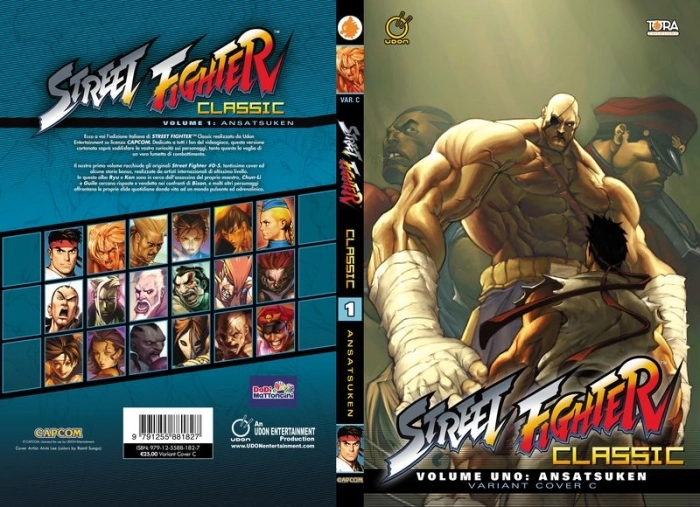 street fighter classic - volume uno: ansatsuken - variant cover c (esclusiva dadi e mattoncini): 3