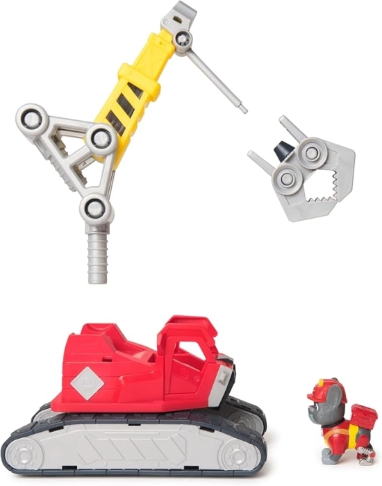 paw patrol rubble and crew - veicolo deluxe di charger: 3