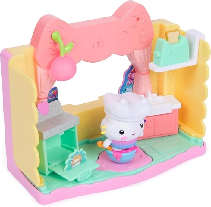 gabby's dollhouse - le stanze deluxe - cucina