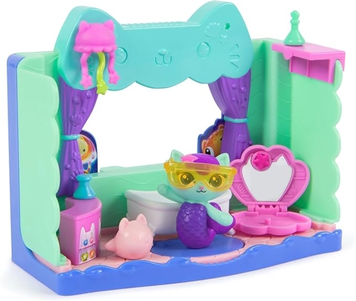 gabby's dollhouse - le stanze deluxe - bagno