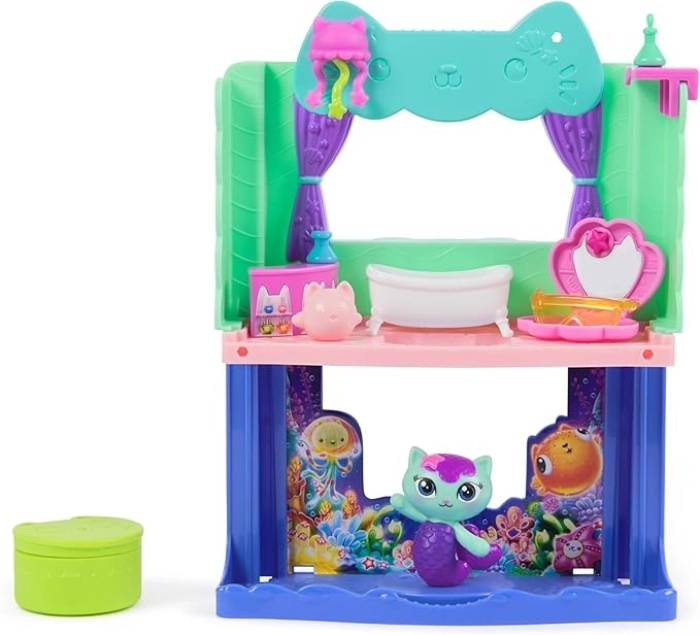 gabby's dollhouse - le stanze deluxe - bagno