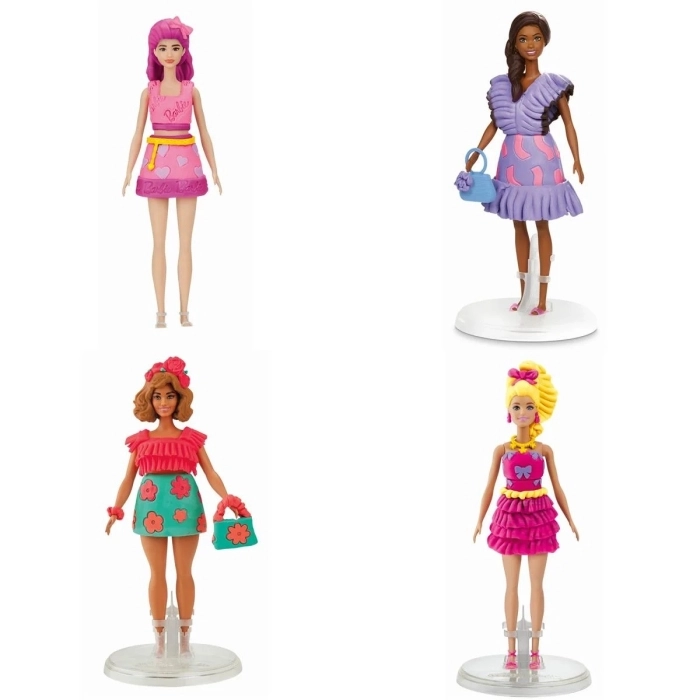 play-doh - barbie designer dolls - modello assortito: 2