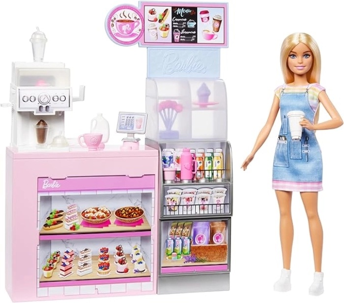 barbie coffe shop playset