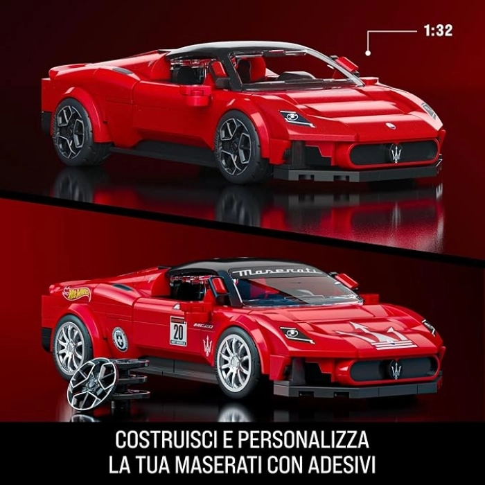 mattel brick shop hot wheels - maserati mc20: 2