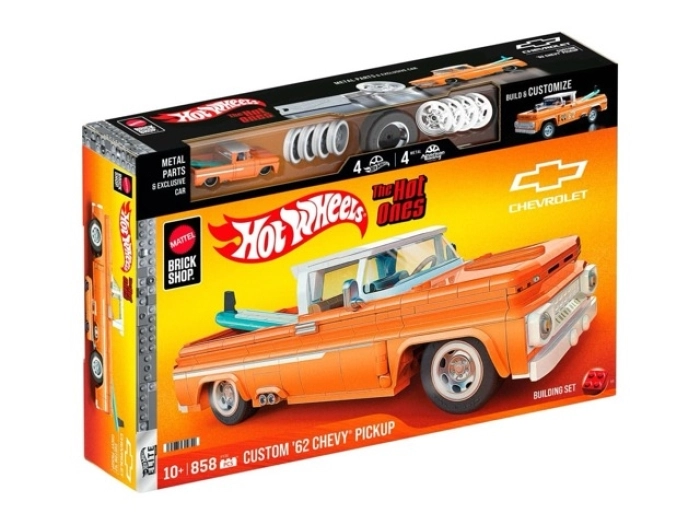 mattel brick shop hot wheels - chevrolet '62