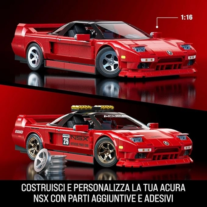 mattel brick shop hot wheels - acura nsx: 2