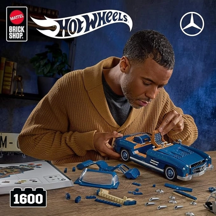 mattel brick shop hot wheels - mercedez-benz 300 sl