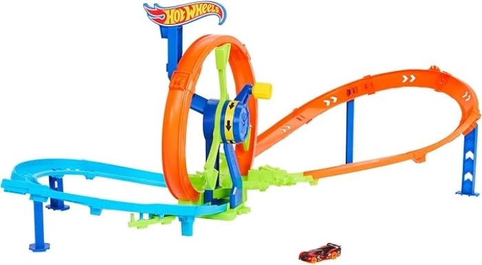 hot wheels - pista loop rotante: 2