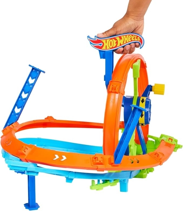 hot wheels - pista loop rotante: 3