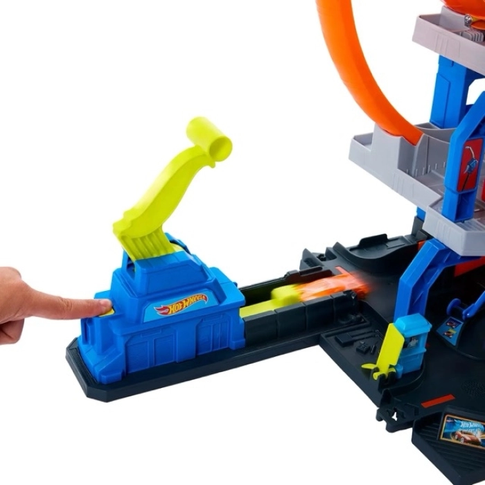 hot wheels city - garage mega loop