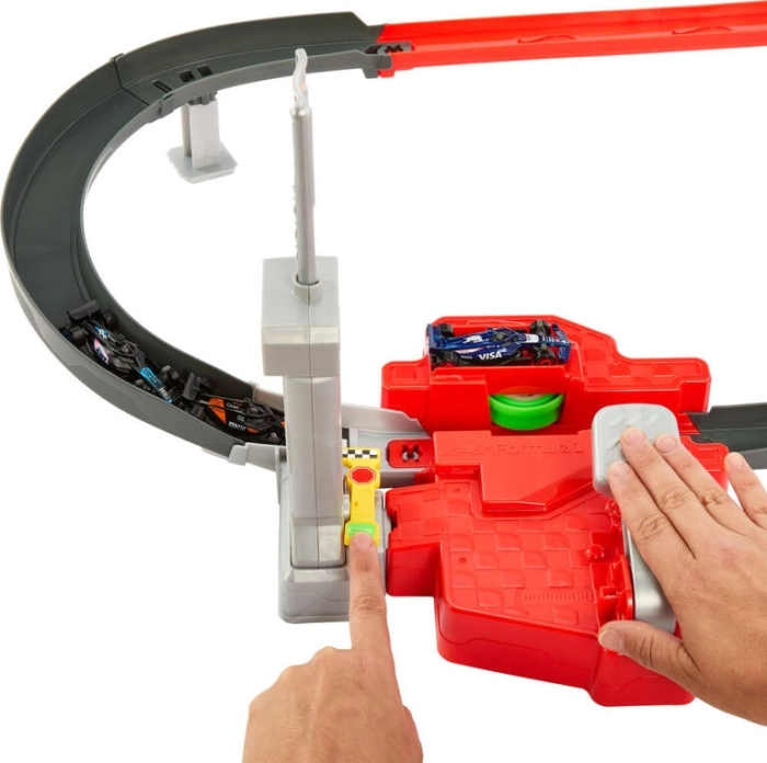 hot wheels racing f1 - circuito super sprint formula 1: 3