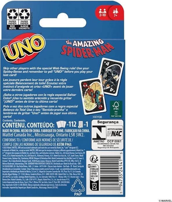 uno - the amazing spider-man