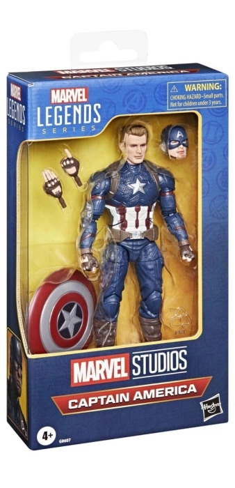 marvel legends series - avengers endgame - capitan america - action figure 15cm: 1