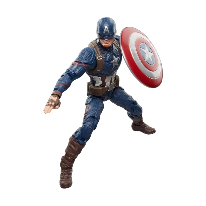 marvel legends series - avengers endgame - capitan america - action figure 15cm: 3