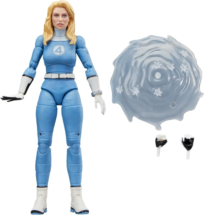 marvel legends series - i fantastici 4 - la donna invisibile - action figure 15cm: 2