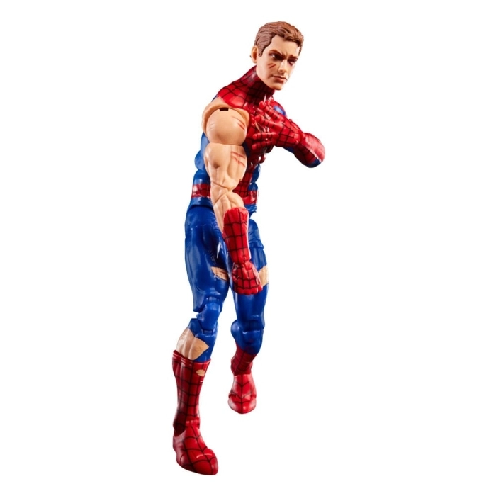 marvel legends series x magic: the gathering - battle damaged spider-man 15cm + 1 magic foil card: 7
