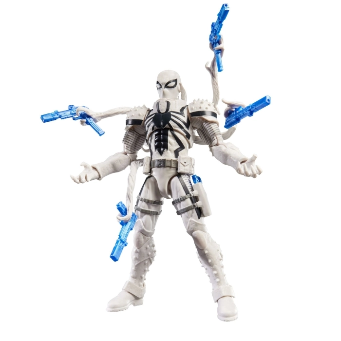 marvel legends series x magic: the gathering - agente anti-venom 15cm + 1 magic foil card: 4