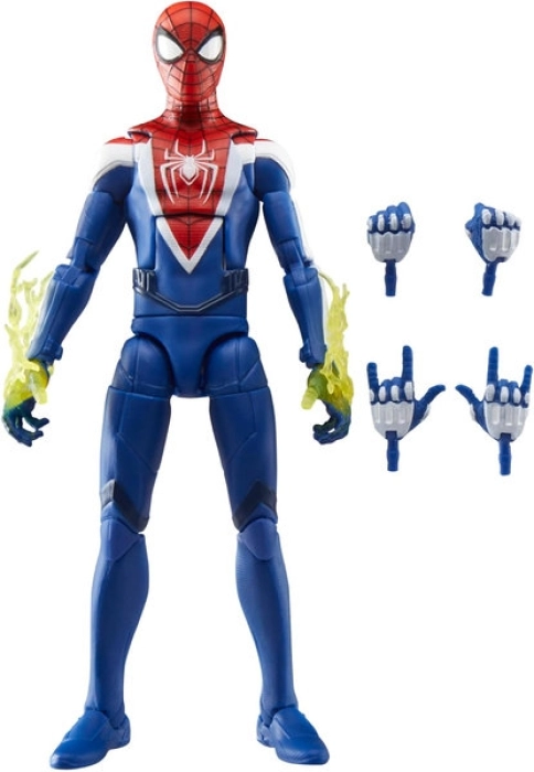 marvel legends series - gamerverse - spider-man 2 - miles morales - action figure 15cm: 2