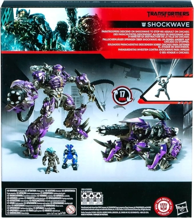 transformers dark of the moon - studio series - shockwave: 4