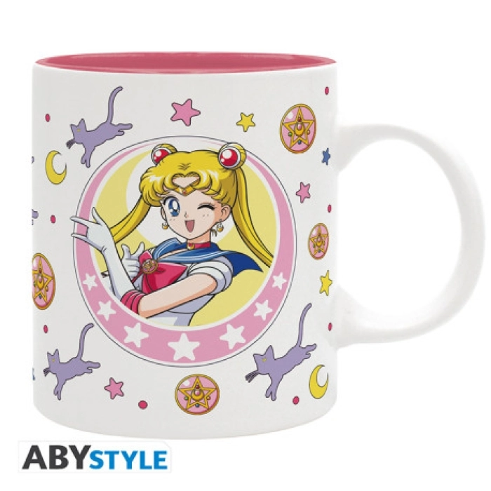 sailor moon - tazza 320ml - sailor moon & luna: 2