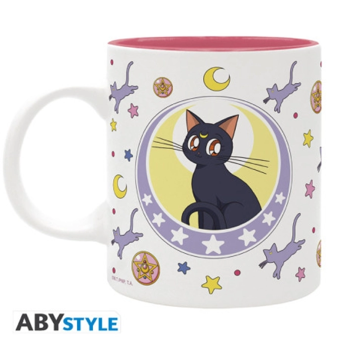 sailor moon - tazza 320ml - sailor moon & luna: 3