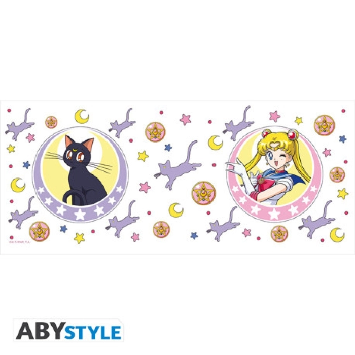 sailor moon - tazza 320ml - sailor moon & luna: 4