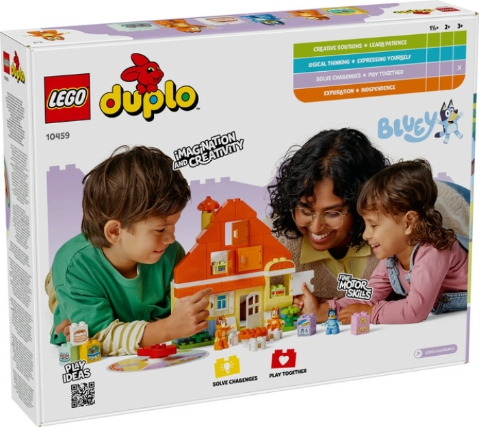 10459 - casa della famiglia di bluey con gioco di memoria
