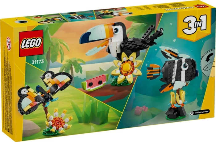 31173 - animali selvatici: tucano tropicale: 8