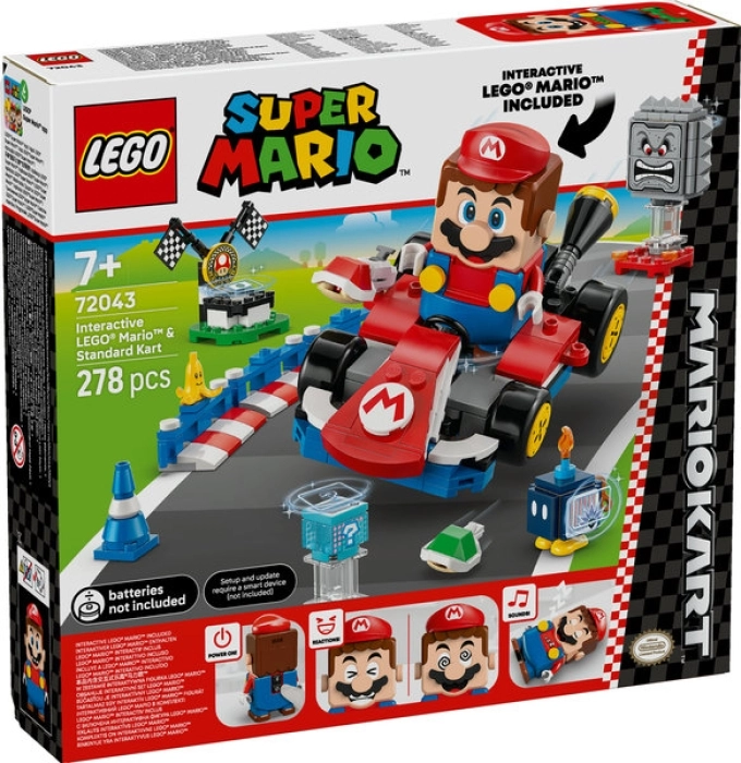 72043 - mario kart™ – lego® mario™ interattivo e kart standard: 1