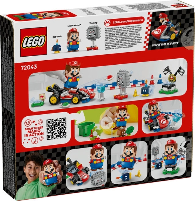 72043 - mario kart™ – lego® mario™ interattivo e kart standard: 7