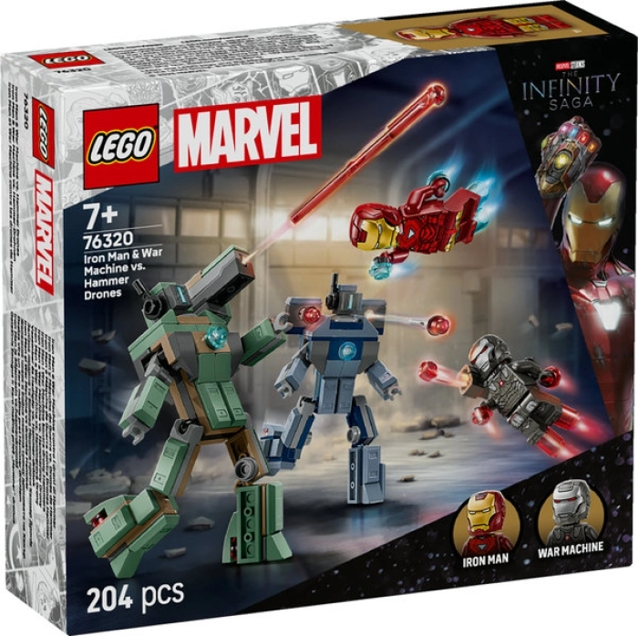 76320 - iron man e war machine contro i droni di hammer: 1
