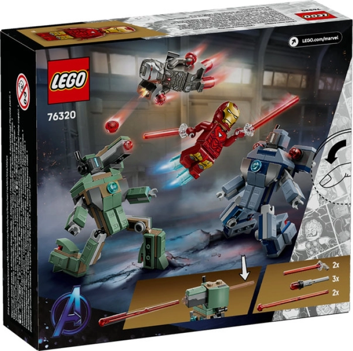 76320 - iron man e war machine contro i droni di hammer: 6