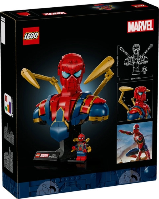 76326 - busto di iron spider-man: 8
