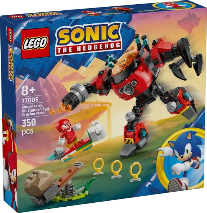 77005 - knuckles vs. il mech egg crusher del dr. eggman