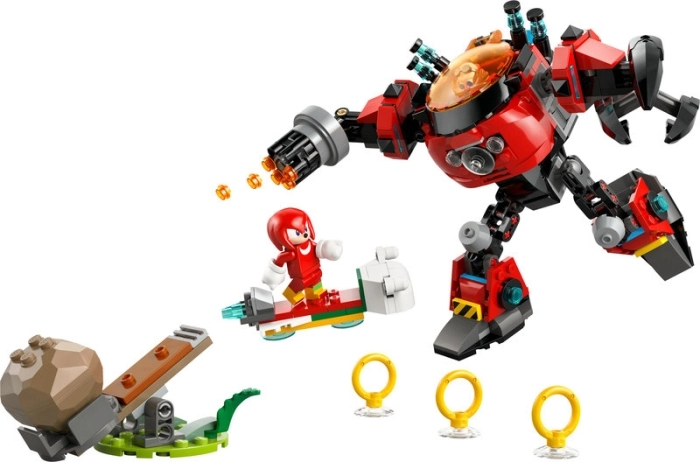 77005 - knuckles vs. il mech egg crusher del dr. eggman