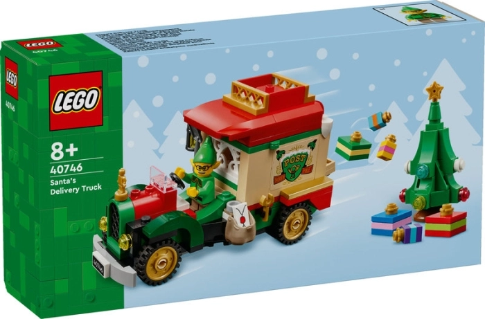 40746 - furgone delle consegne di babbo natale