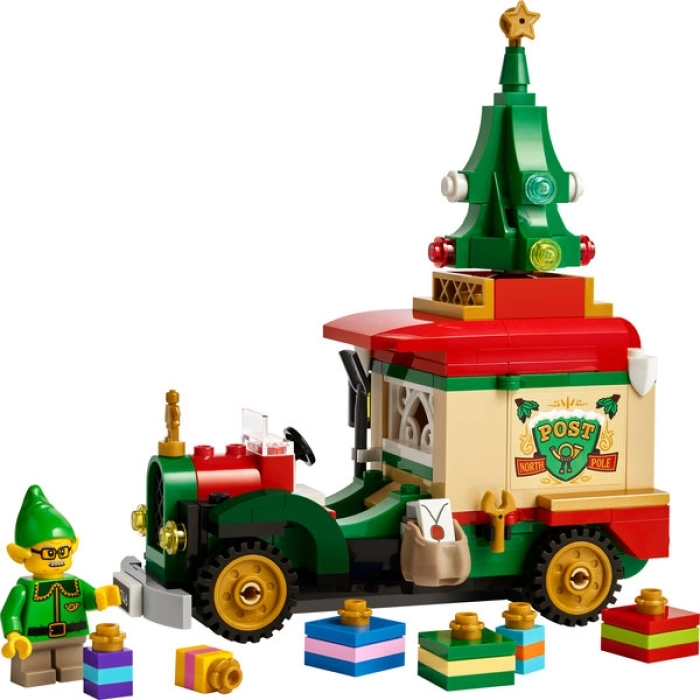 40746 - furgone delle consegne di babbo natale