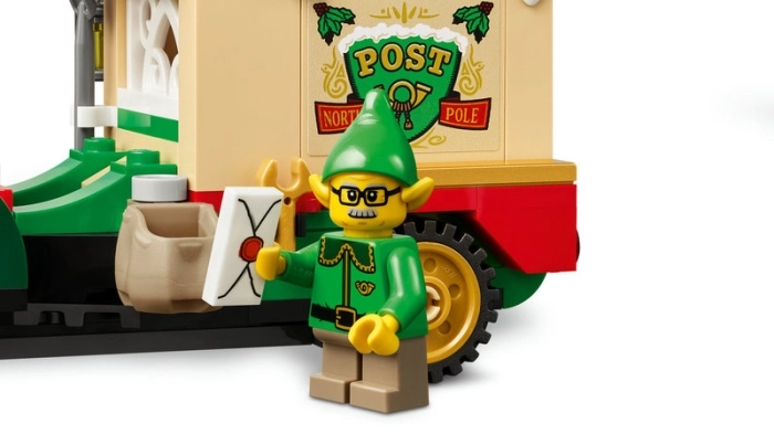 40746 - furgone delle consegne di babbo natale