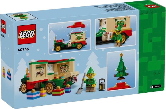 40746 - furgone delle consegne di babbo natale