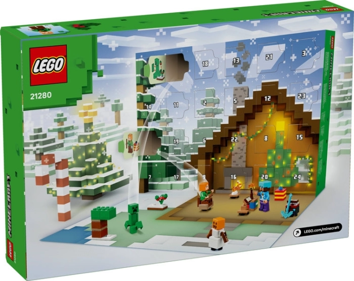 21280 - calendario dell’avvento lego minecraft 2025: 7