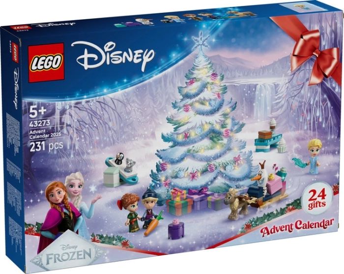 43273 - calendario dell’avvento lego disney frozen 2025
