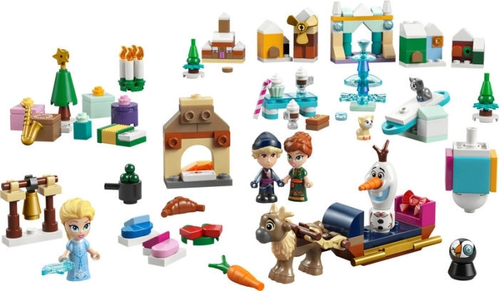 43273 - calendario dell’avvento lego disney frozen 2025
