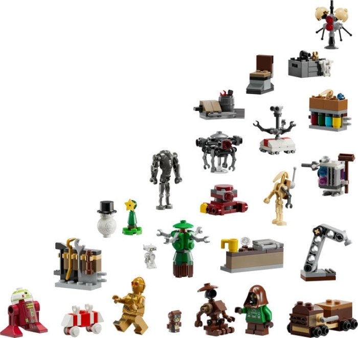75418 - calendario dell’avvento lego star wars 2025: 2