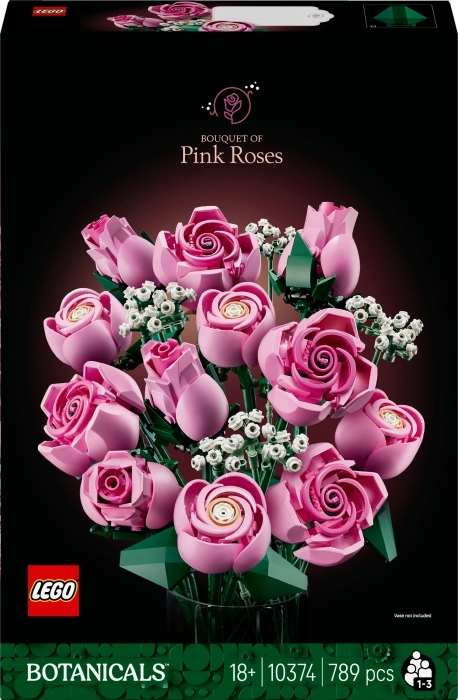 10374 - bouquet di rose rosa