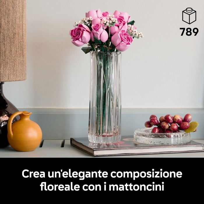10374 - bouquet di rose rosa